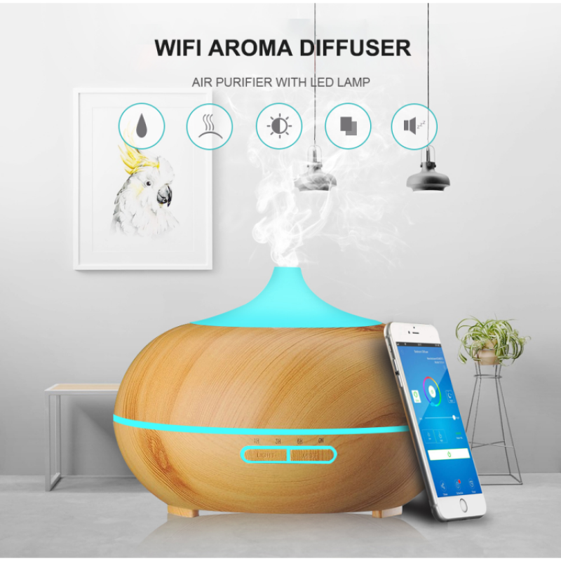 Humidificador y Difusor de Aromas 4life Aromatique Wi-Fi 550ml
