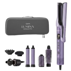 Kit Ondulador de Cabello & Planchita Quanta Lumina AirB...