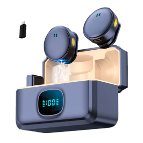 Microfono Inalambrico Con 2 Microfonos / USB-C / Con Ad...