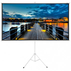 Tela de Projeção Quanta QTTLM72 de 120" com Tripé - Bra...
